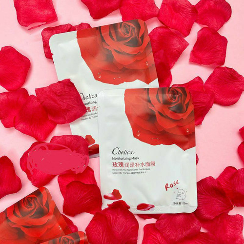 ماسک ورقه ای صورت مدل گل رز chelica
