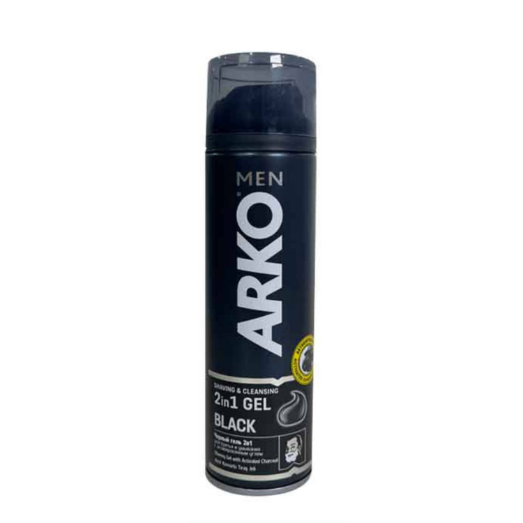 ژل اصلاح ریش آرکو ARKO مدل ضد التهاب 2in1 black