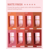 رژگونه مایع مات شیگلم hush hush