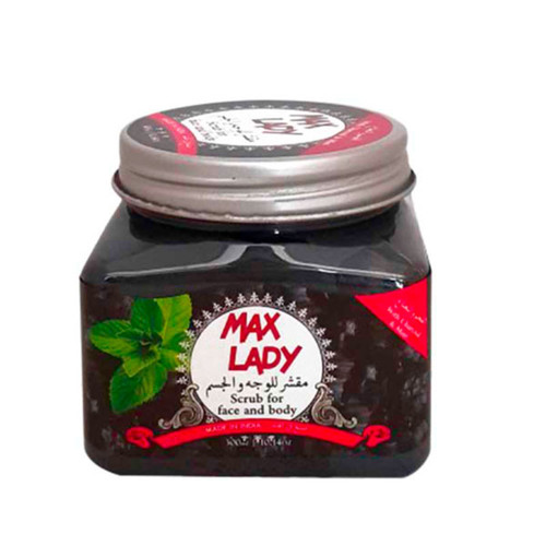 اسکراب صورت و بدن شنی زغال و نعناع