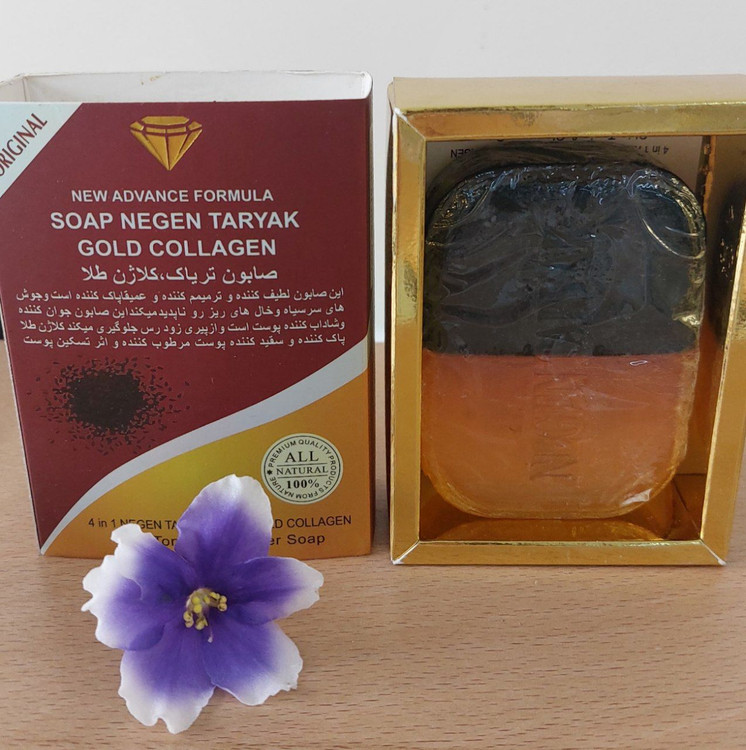 صابون تریاک و کلاژن طلا