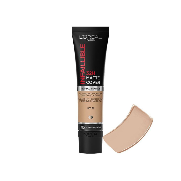 کرم پودر تیوپی مات 32 ساعته لورآل سری Infaillible