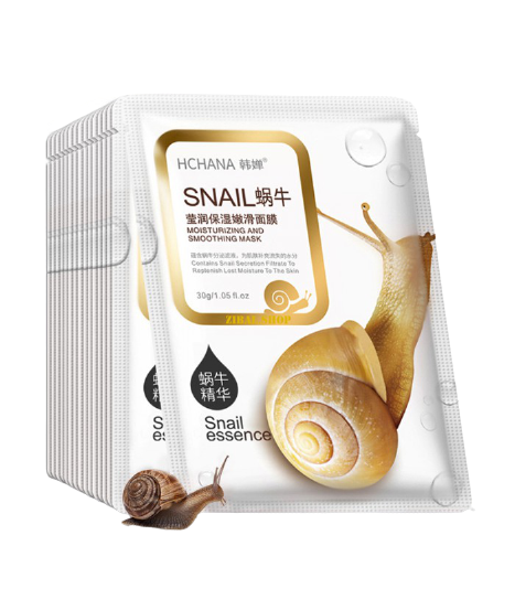 ماسک ورقه ای حلزون مدل HCHANA