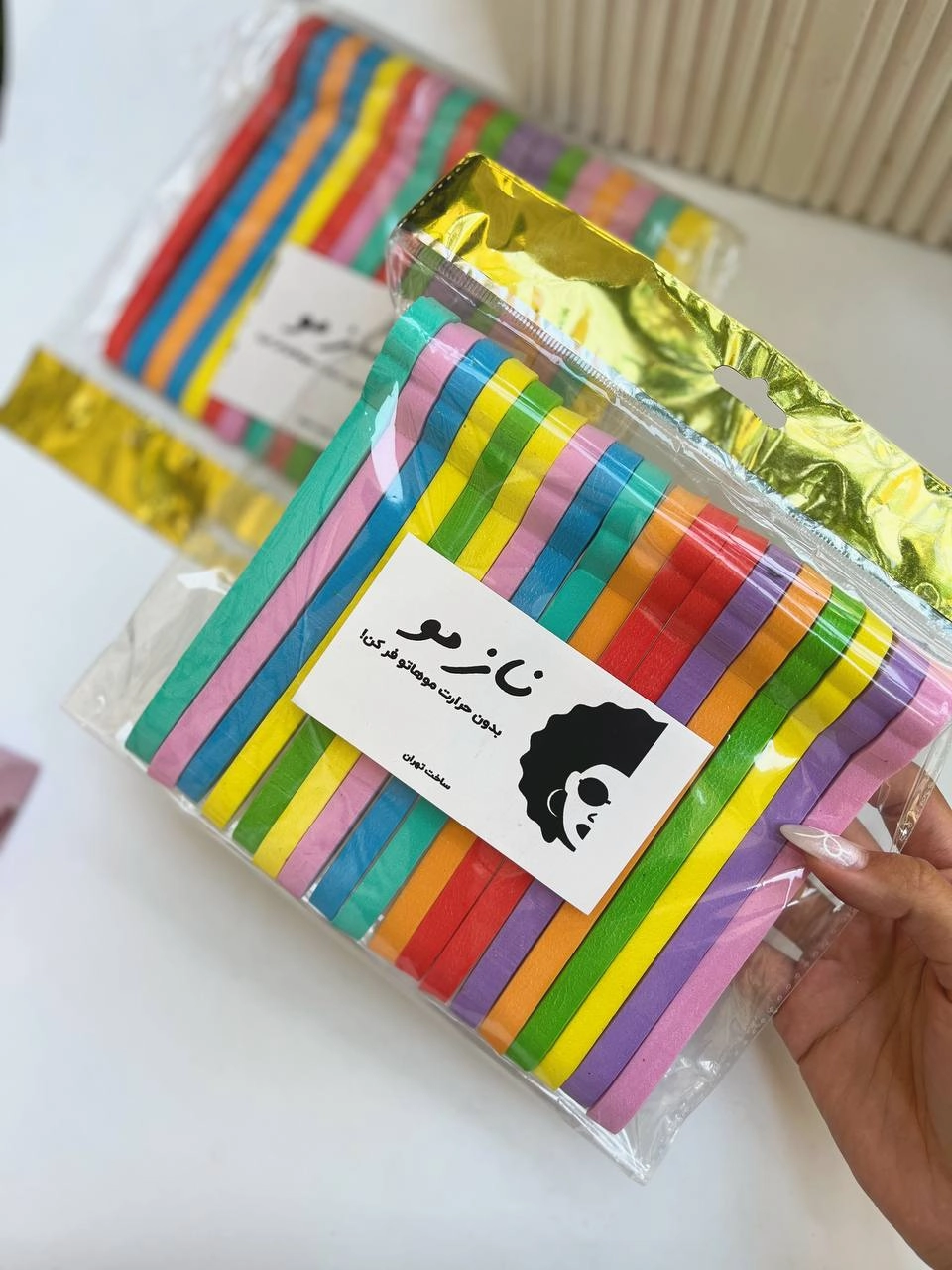 بیگودی فومی ناز مو بسته 18 عددی