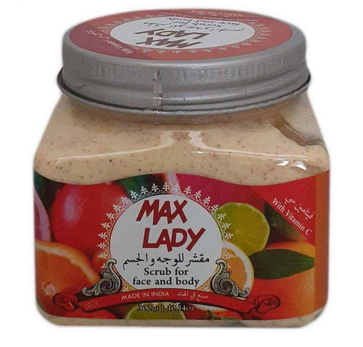 اسکراب شنی صورت و بدن ویتامین c