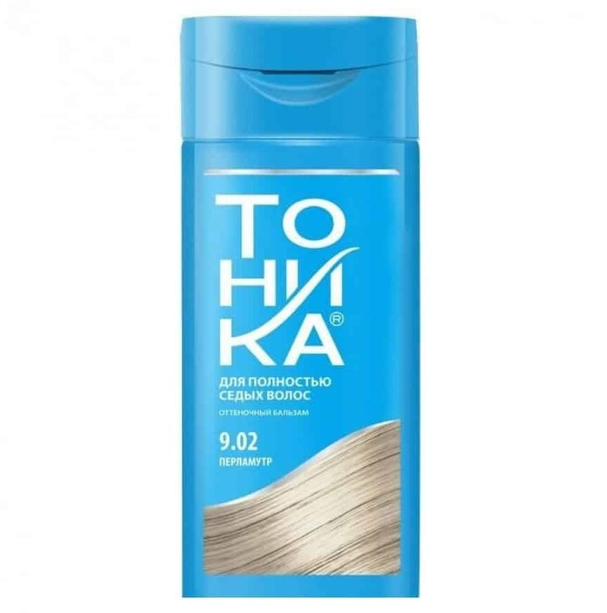 شامپو رنگ تونیکا Tohnika شماره 9.02 نقره‌ای حجم 150 میل