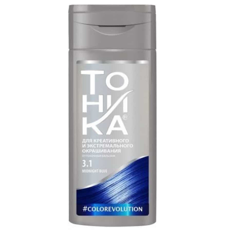 شامپو رنگ تونیکا Tohnika شماره 3.1 سرمه ای حجم 150 میل اورجینال