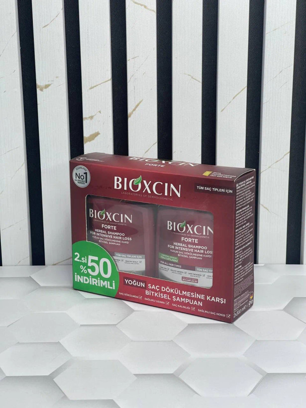 شامپو ضد ریزش فورت بیوکسین bioxcin forte پک دو عددی اورجینال