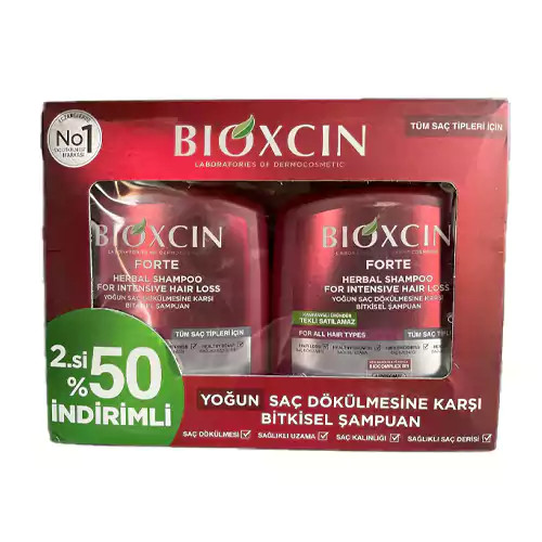 شامپو ضد ریزش فورت بیوکسین bioxcin forte پک دو عددی اورجینال